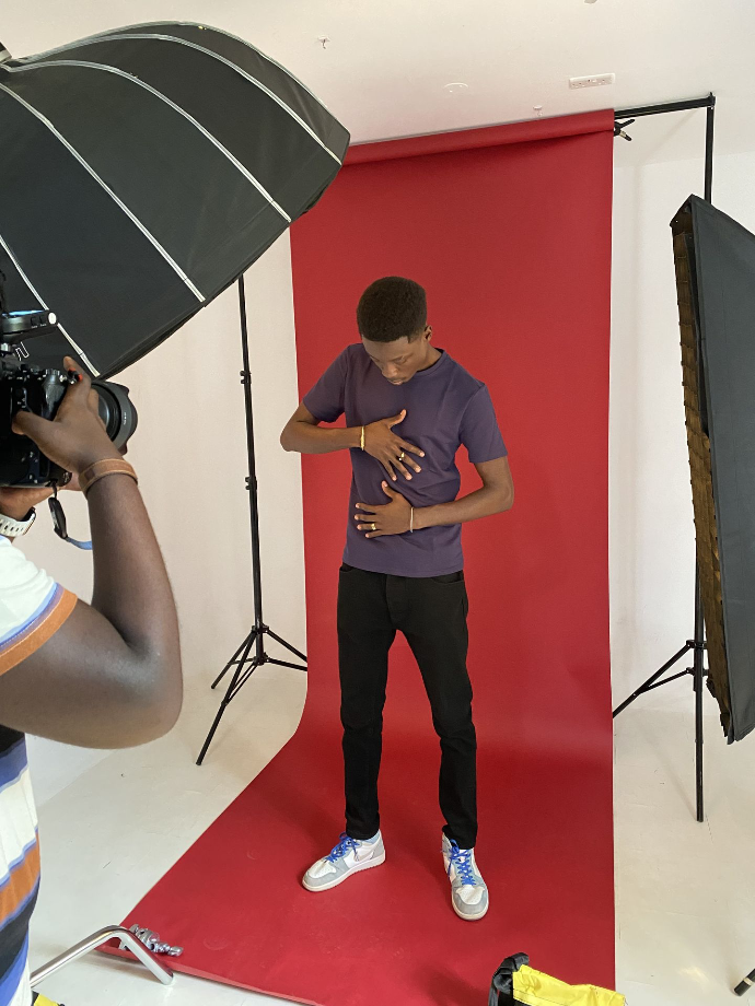 AfriHue Studio fashion campaign production for contemporary African brand